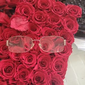 Elegant Silver Frame Glasses